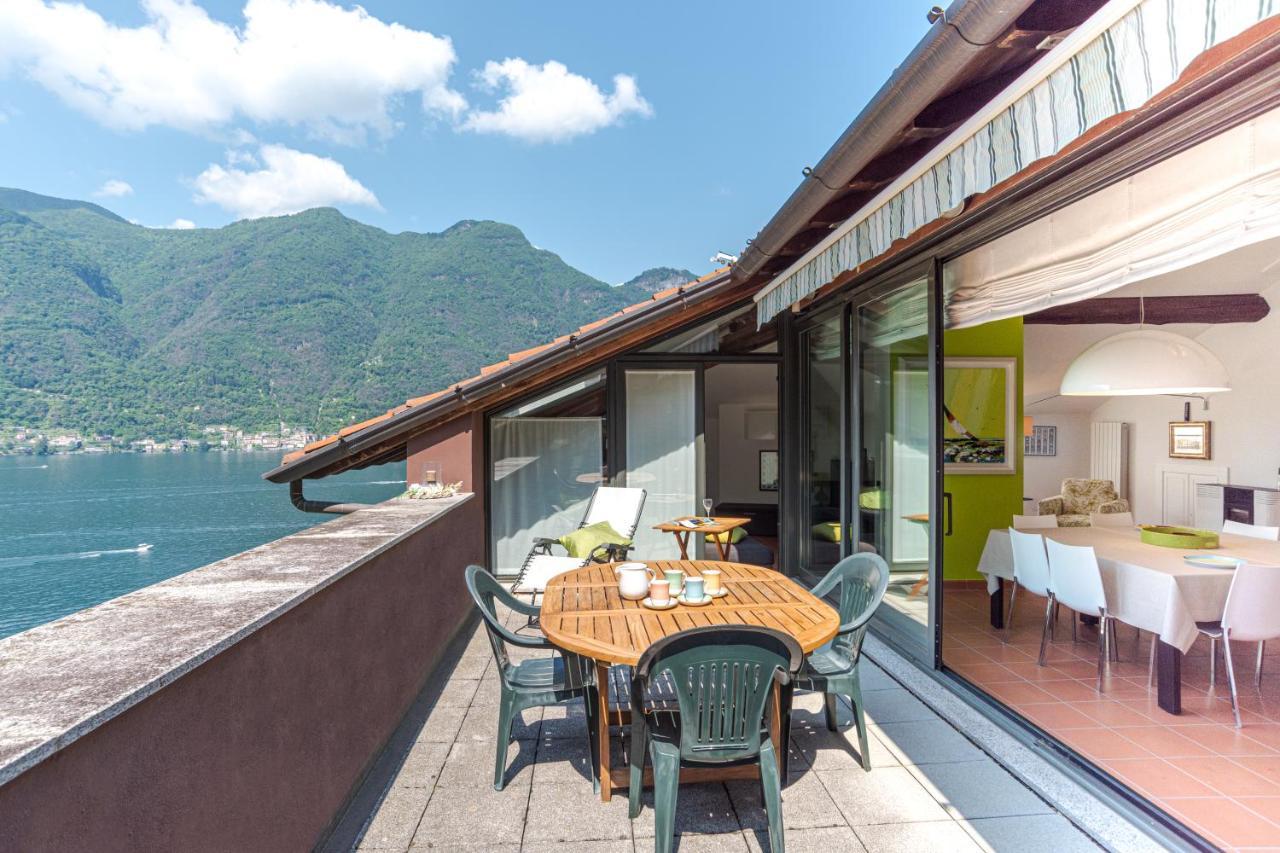 Apartamento Apt With Terrace And Shared Pool! Lake View! Nesso Exterior foto