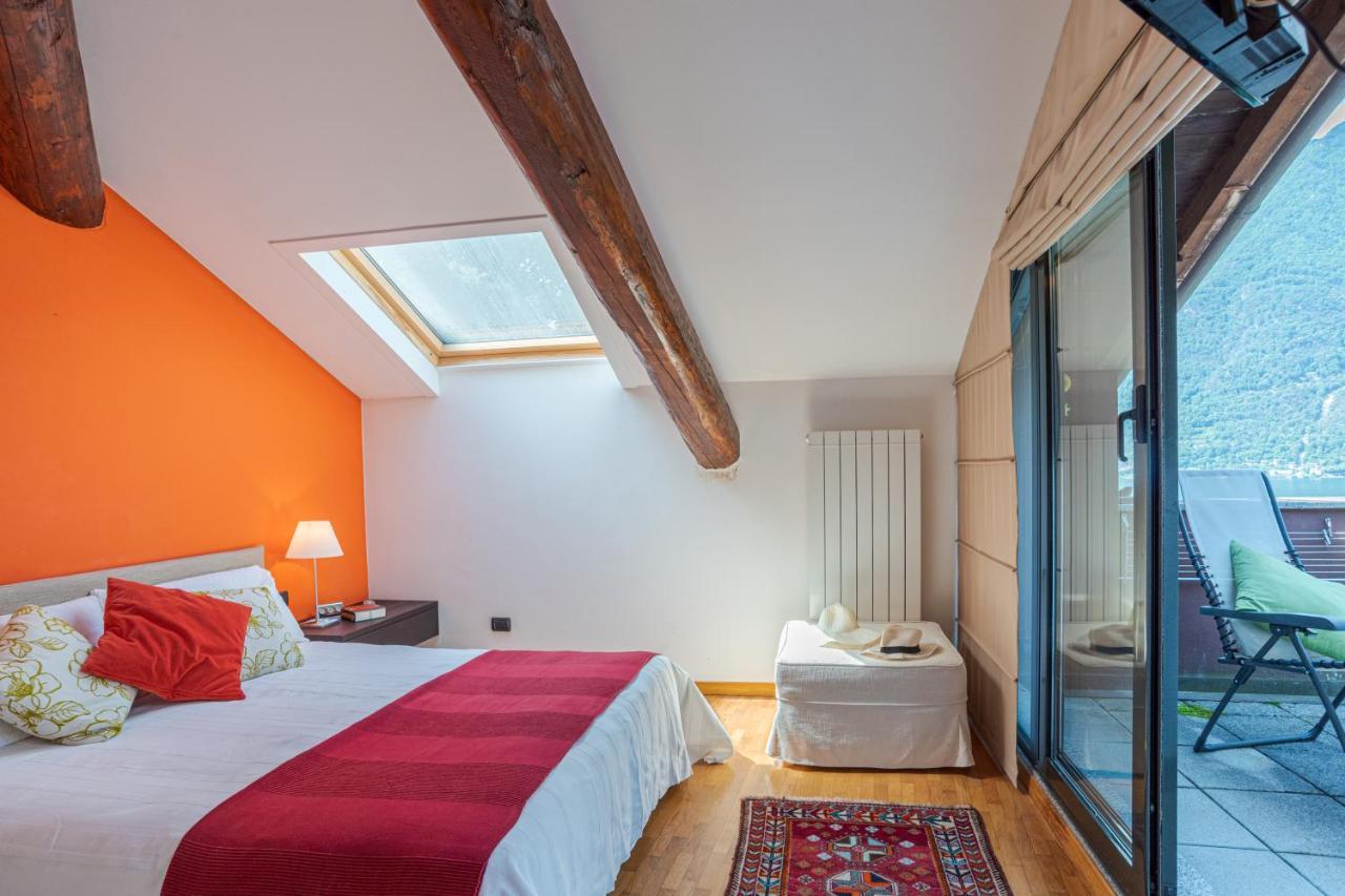 Apartamento Apt With Terrace And Shared Pool! Lake View! Nesso Exterior foto