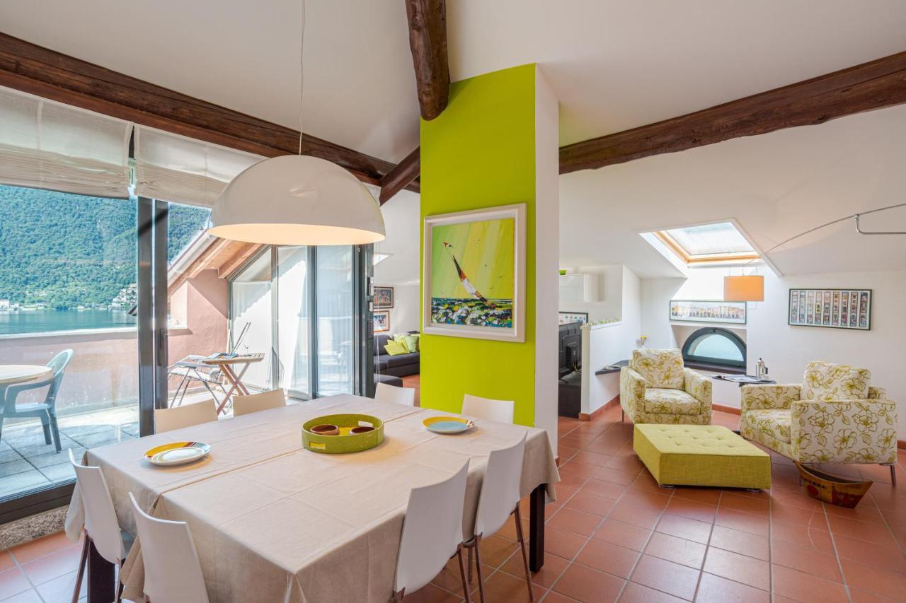 Apartamento Apt With Terrace And Shared Pool! Lake View! Nesso Exterior foto
